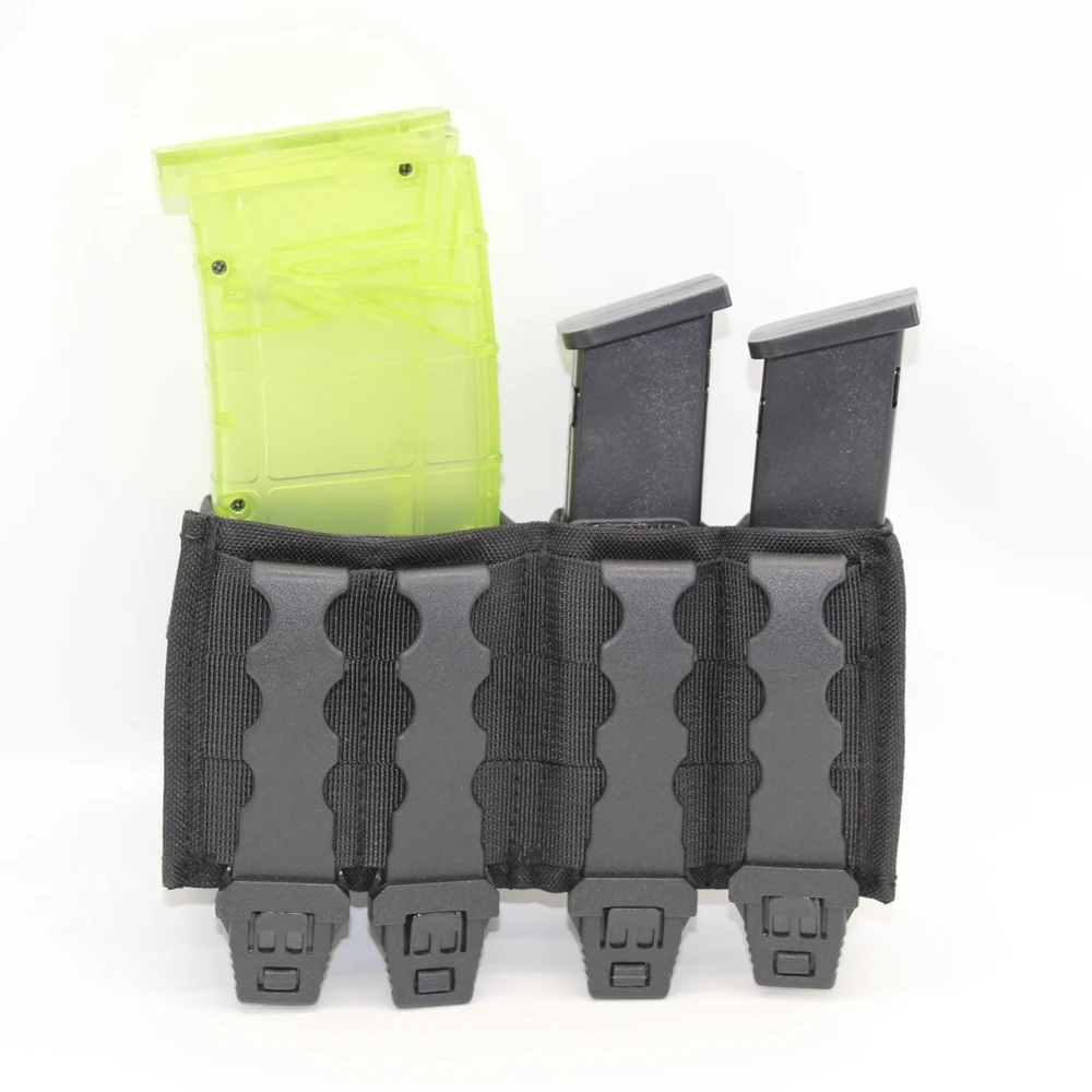 Portacargadores MOLLE Negro para chaleco FAST, sistema colgante - imagen 2