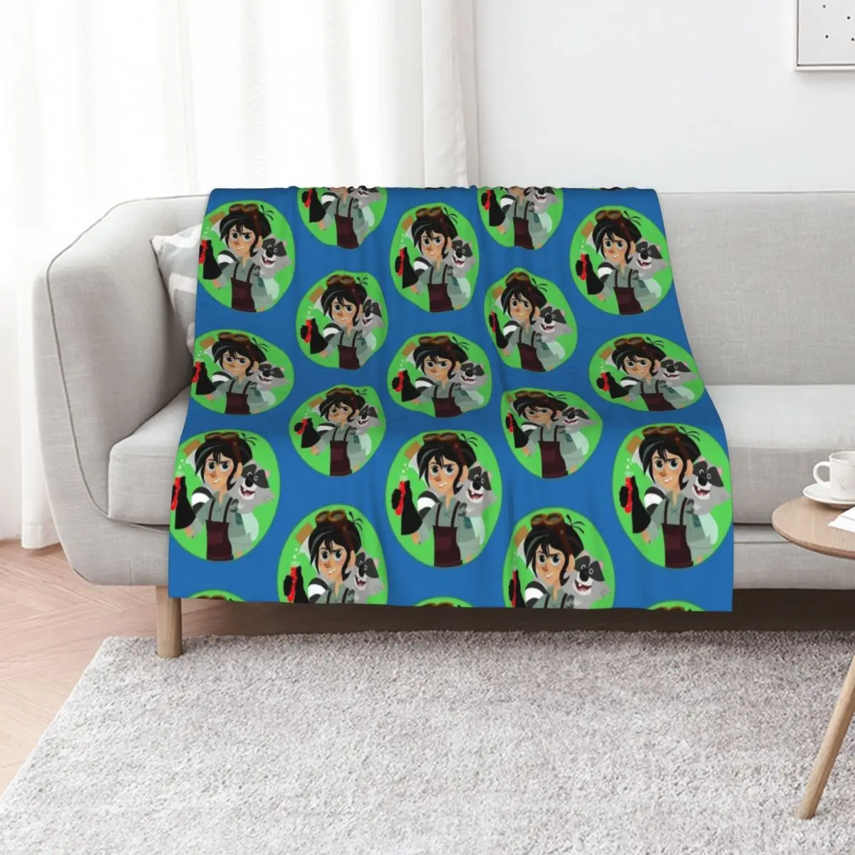 Varian And Ruddiger Tangled The Series T Throw Blanket Luxury Decoratives Personalized Gift Moving Retros Furry Blankets