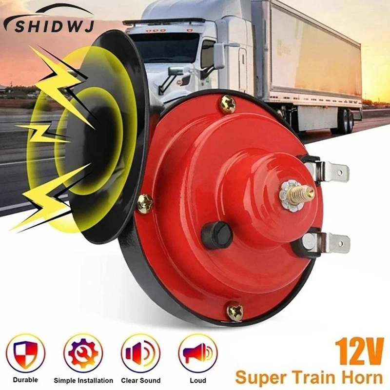 New 300db Super Train Horn For 12V Power Supplies Car-boat Motorcycles Automotive Loudspeaker Car Speaker Sound Signal