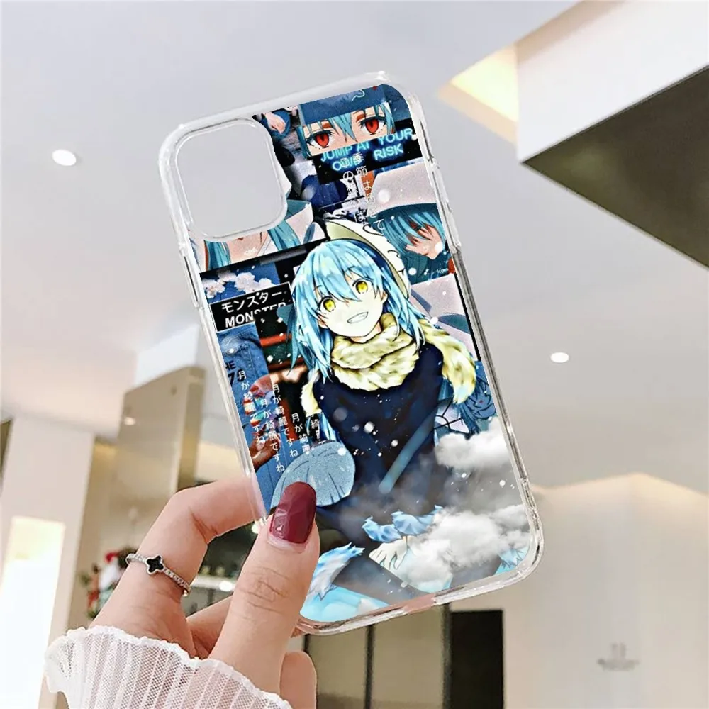 Demon Slime Rimuru Tempest Phone Case For Iphone 15 11 13 14 Pro Max 7 8 Plus X Xr Xs Max Se2020 12mini Transparent Cover