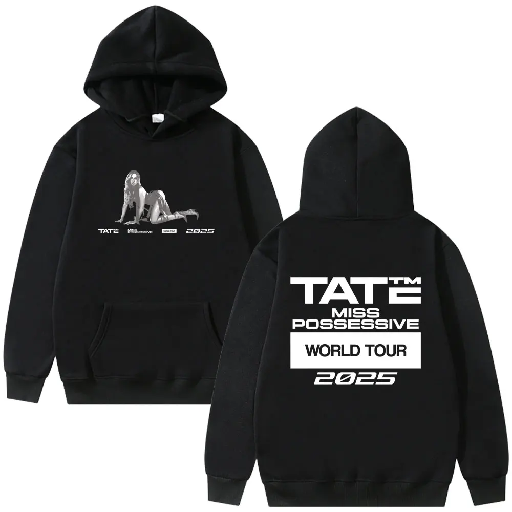 

Tate Mcrae Album So Close To What Miss Possessive 2025 World Tour Hoodie Men Women Fashion Vintage Oversized Hooded Sweatshirt