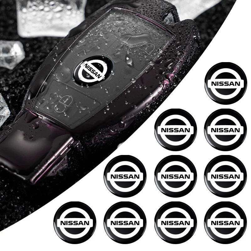 New 11mm 14mm Fob Car Logo Sticker for Car Remote Control Key For Lada Kia Mazda Renault Peugeot Dacia Ford Volkswagen Infiniti