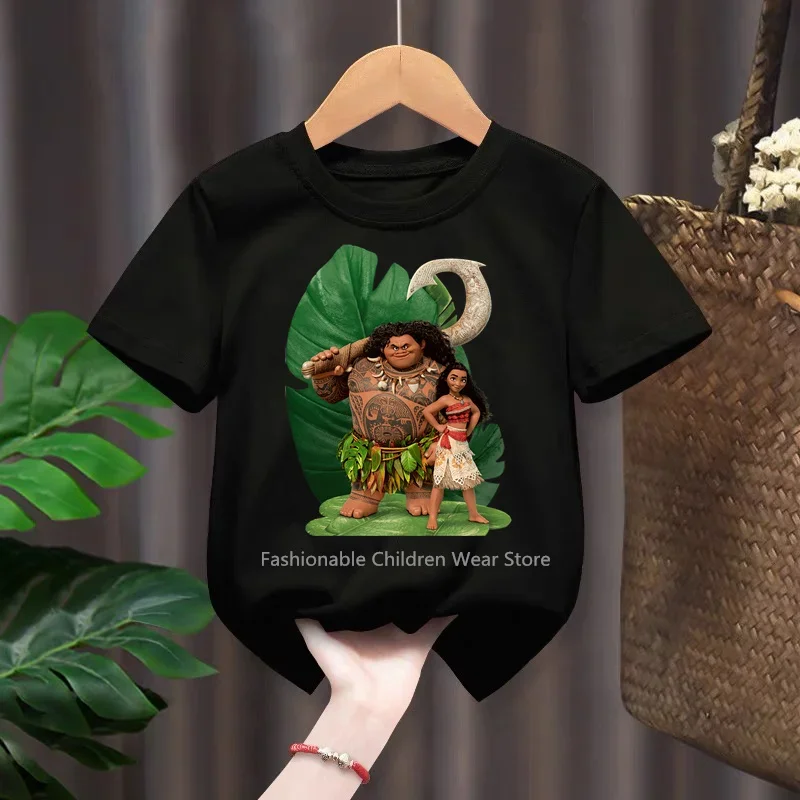 

Disney Moana's Oceanic Madness! Cool Cartoon T-shirt for Kids, Summer Shortsleeve Fun for Boys & Girls