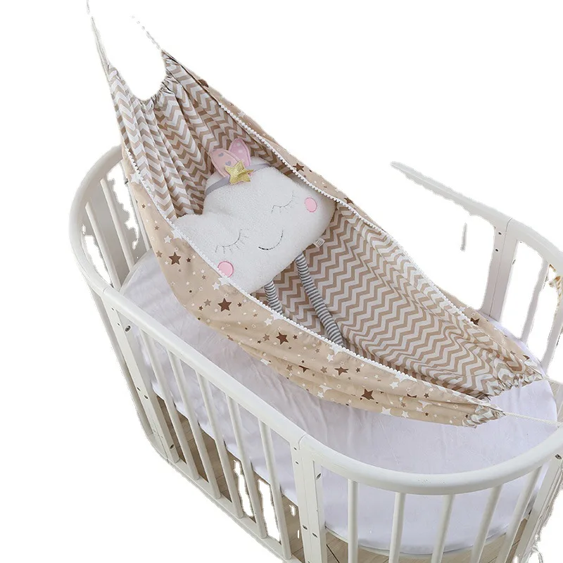 Baby Comfortable Sleep Hammock Cradle Indoor Wrapped Baby Swing Home Cloth Bag Child Sleep Cradle No Punching