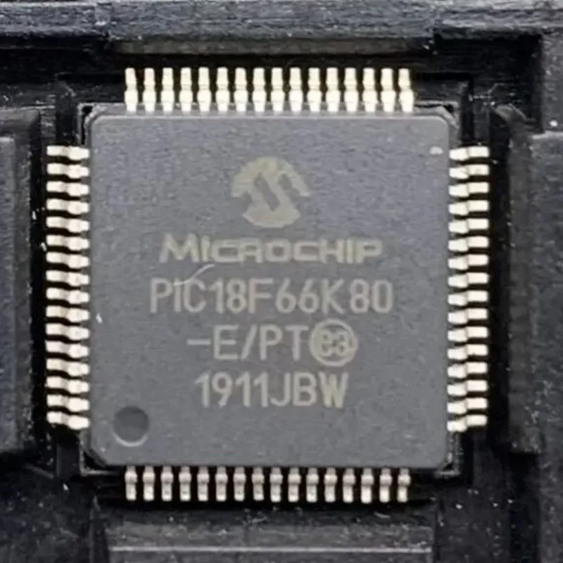 1 stks/partij PIC18F66K80-E/PT TQFP64 Micro Controller Op Voorraad