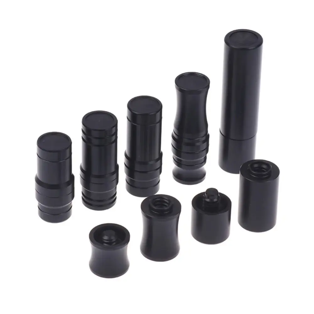 1Set Durable Special Billiard Cue Joint Protector Set Plastic Black Middle Wheel Protection Cover Joint Caps for Uni Loc Wavy