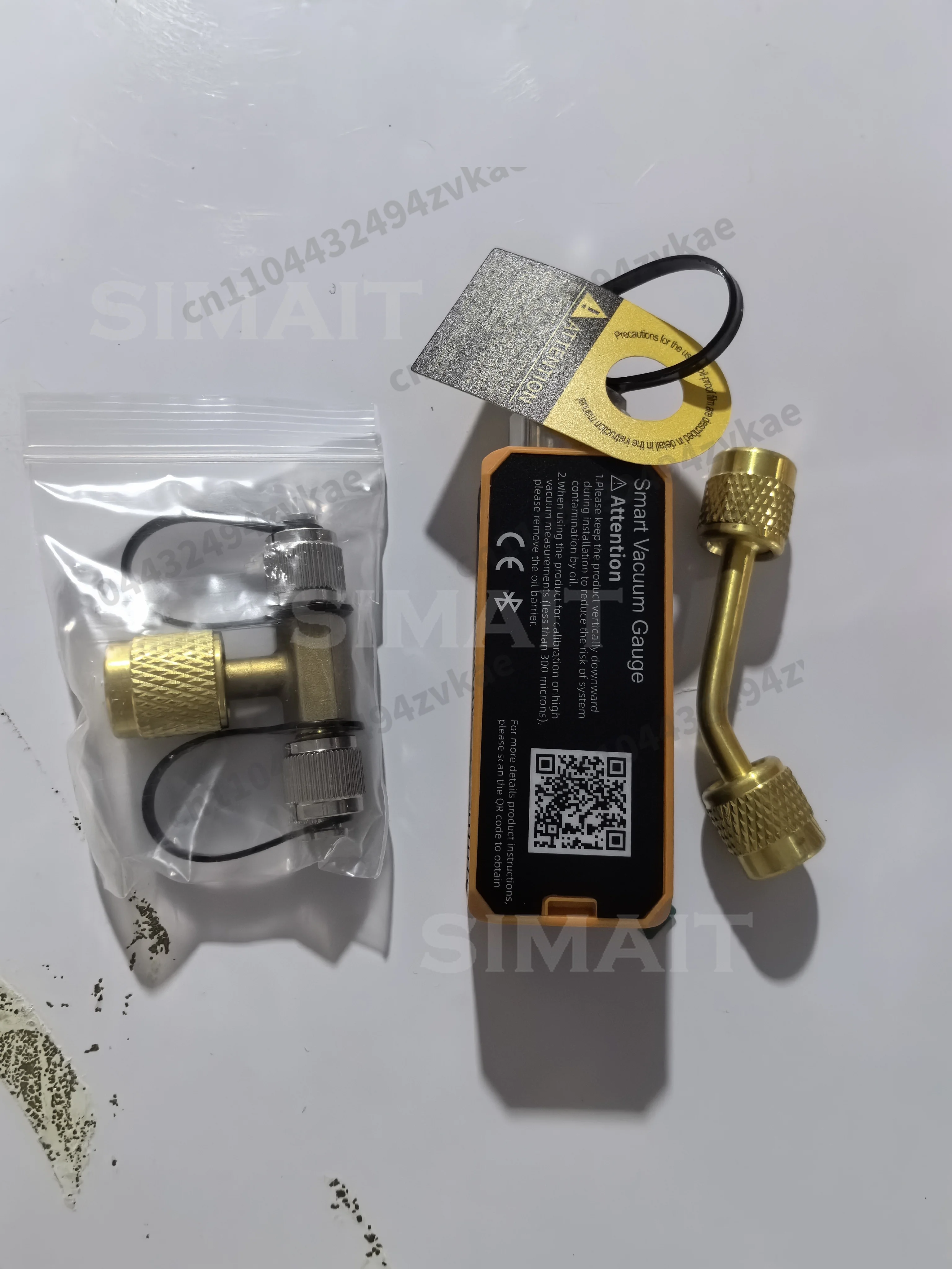 Micro Vacuum Gauge Refrigeration Maintenance PrecisionMeasuring Instrument Three way Valve Bending AdapterVGW