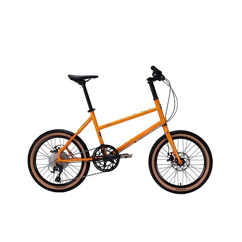 Steel Wheel Diameter Gravel Pavement Bike, Bright Orange