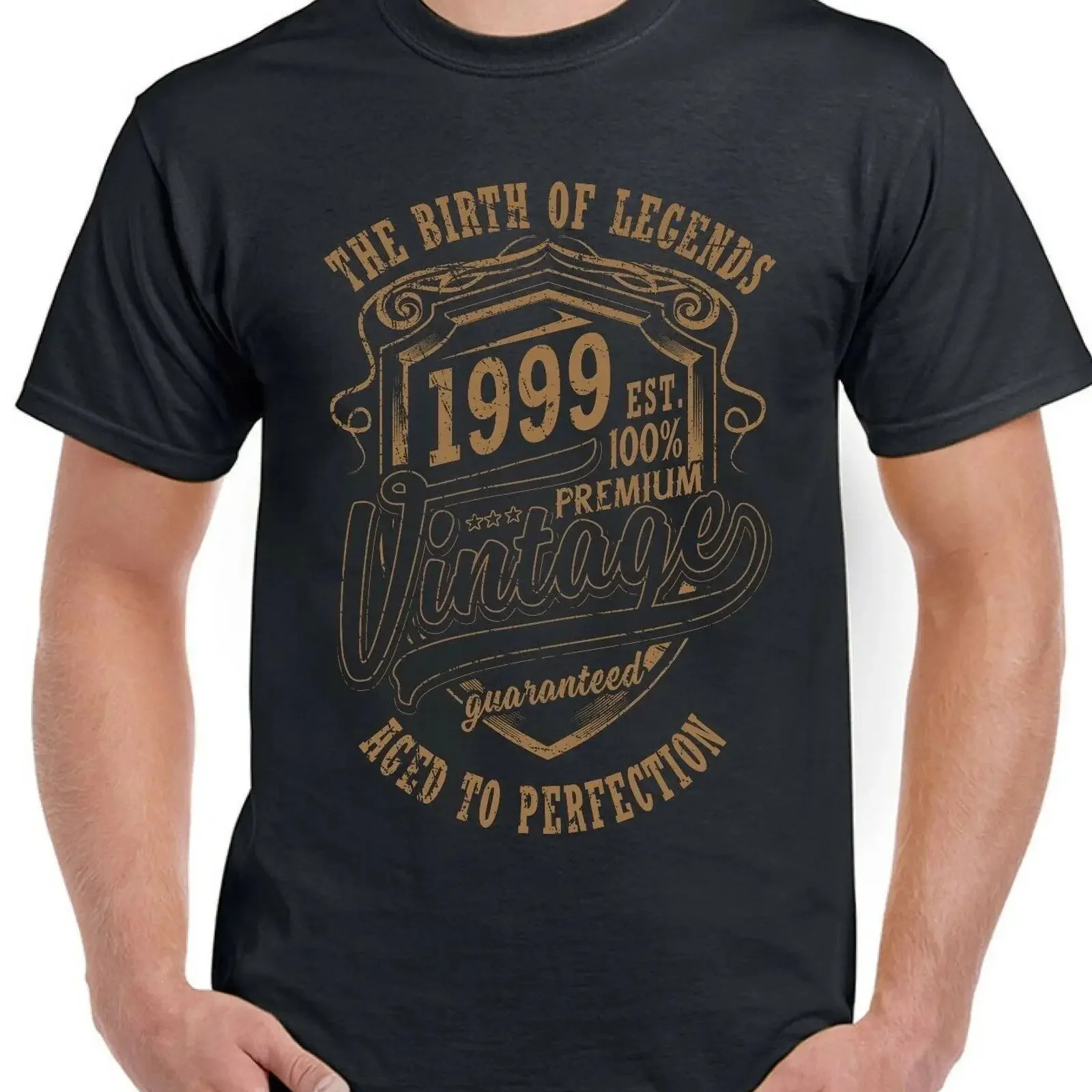 27th Birthday T Shirt 1999 Mens Funny 27 Year old The Birth Of Legends vintage Washed Versatile Soft Comfortable homme Unisex