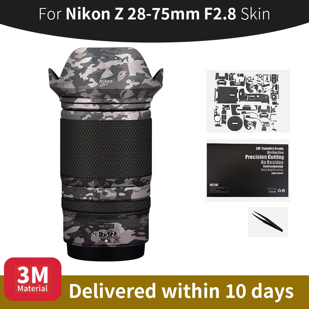 

Для Nikon 28 75 мм кожа Nikon Z 28-75 мм F2.8 кожух объектива камеры против царапин наклейка на объектив камеры защитная пленка