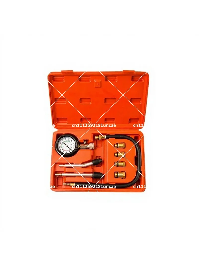 Cylinder Pressure Gauge Kit, Automotive Engine Compression Tester Tool for Car, Motorcycle, Locomotive Maintenance