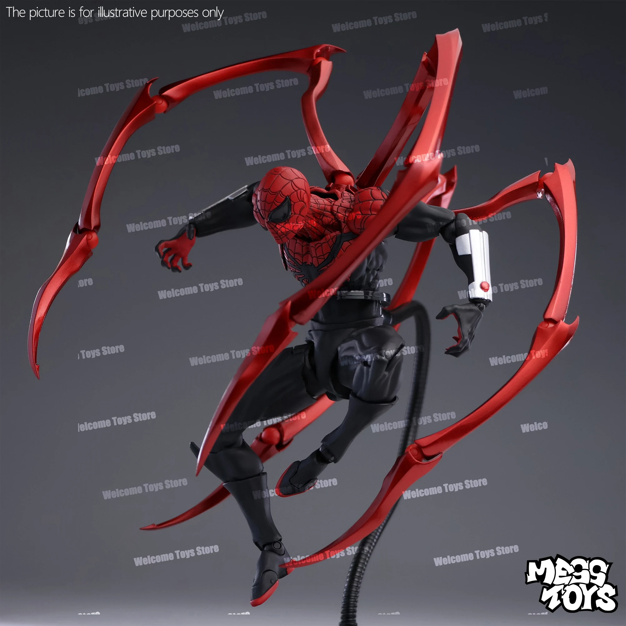 In Stock Mess Toys Spiderman S - đánh giá và giá Model Kit Spiderman