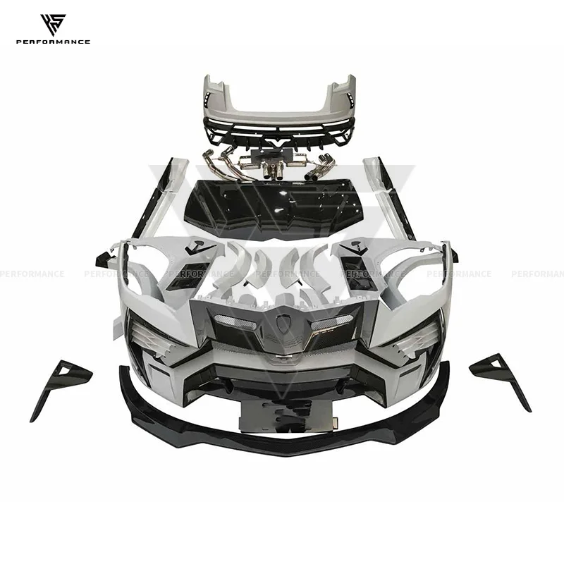 MSY Style Dry Partial Carbon Fiber Body Kit With Front Bumper Fender Hood Exhaust For Lambo URUS 2018-2019 Carbon Kit