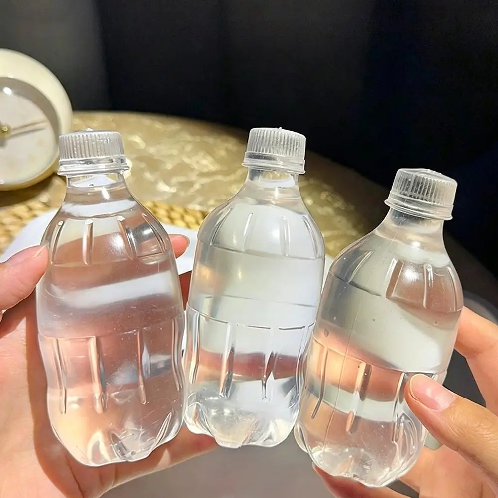Transparent Squeeze Water Bottle Fidget Toy Stress Relief Deformable Sensory Toy Filler-Maltose Anxiety Relief Hand Squeezer Toy