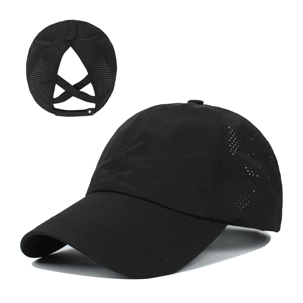 Quick drying breathable female Baseball cap, outdoor light-emitting plate, sunscreen, sun hat, casual card punching, summer