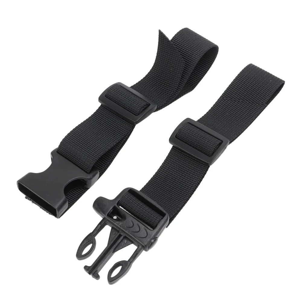4 Pack Black Backpack Chest Strap Polyester Buckle Replacement Backpack Strap Adjustable Length Backpack Accessory Strap Camping