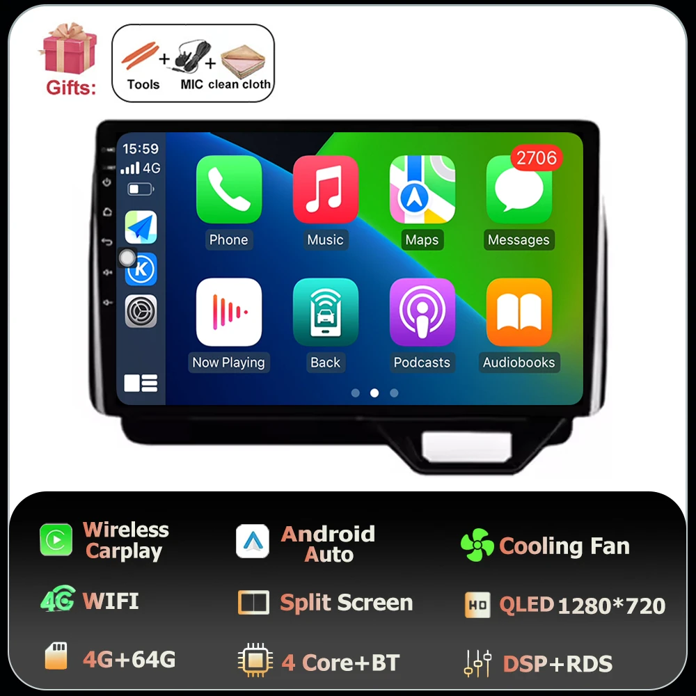 Car Radio Multimedia Video Player GPS Navigation For Honda N BOX
