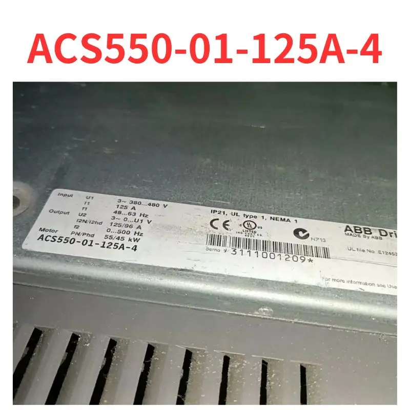 

Second-hand ACS550-01-125A-4 frequency converter tested OK