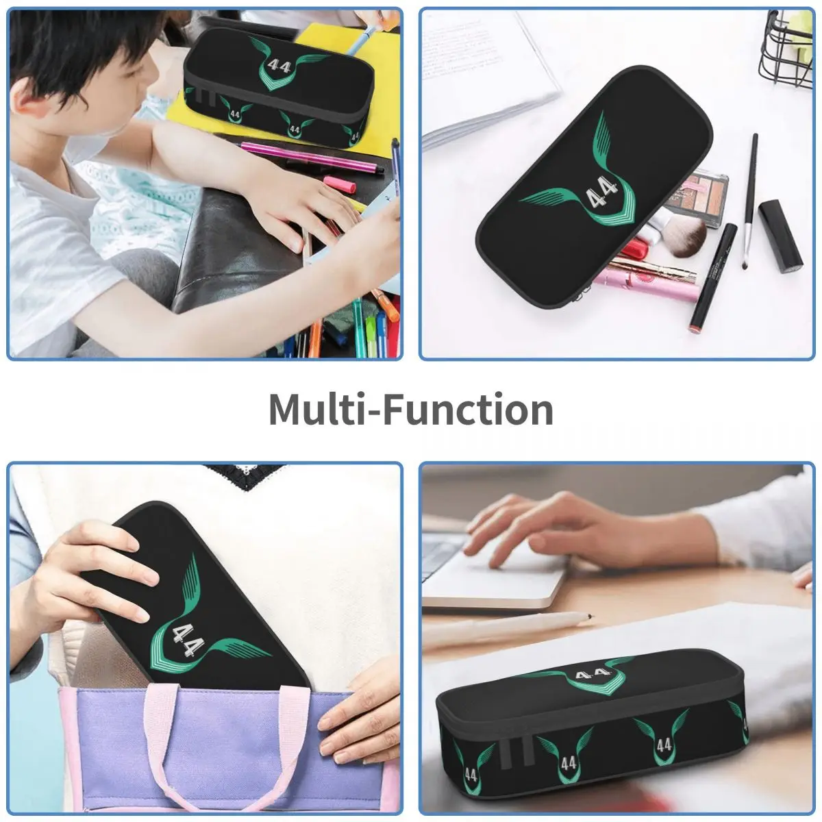 Lewis Hamilton 44 - F1 2023 Estojo de lápis para estudantes, caixa de caneta escolar, bolsa de lápis, material de papelaria, bolsa porta-canetas