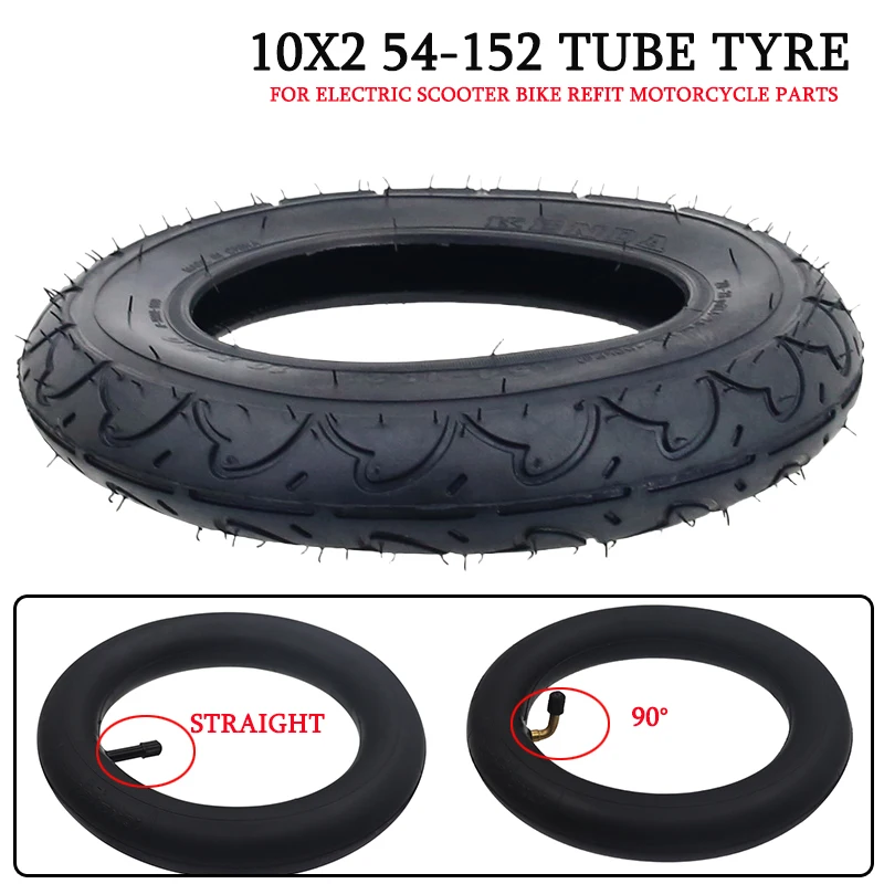 Cámara de aire para neumático de 10 pulgadas 10x2 (10*2) 54-152 para patinete eléctrico, cochecito, bicicleta infantil, triciclo y piezas de triciclo Roadster