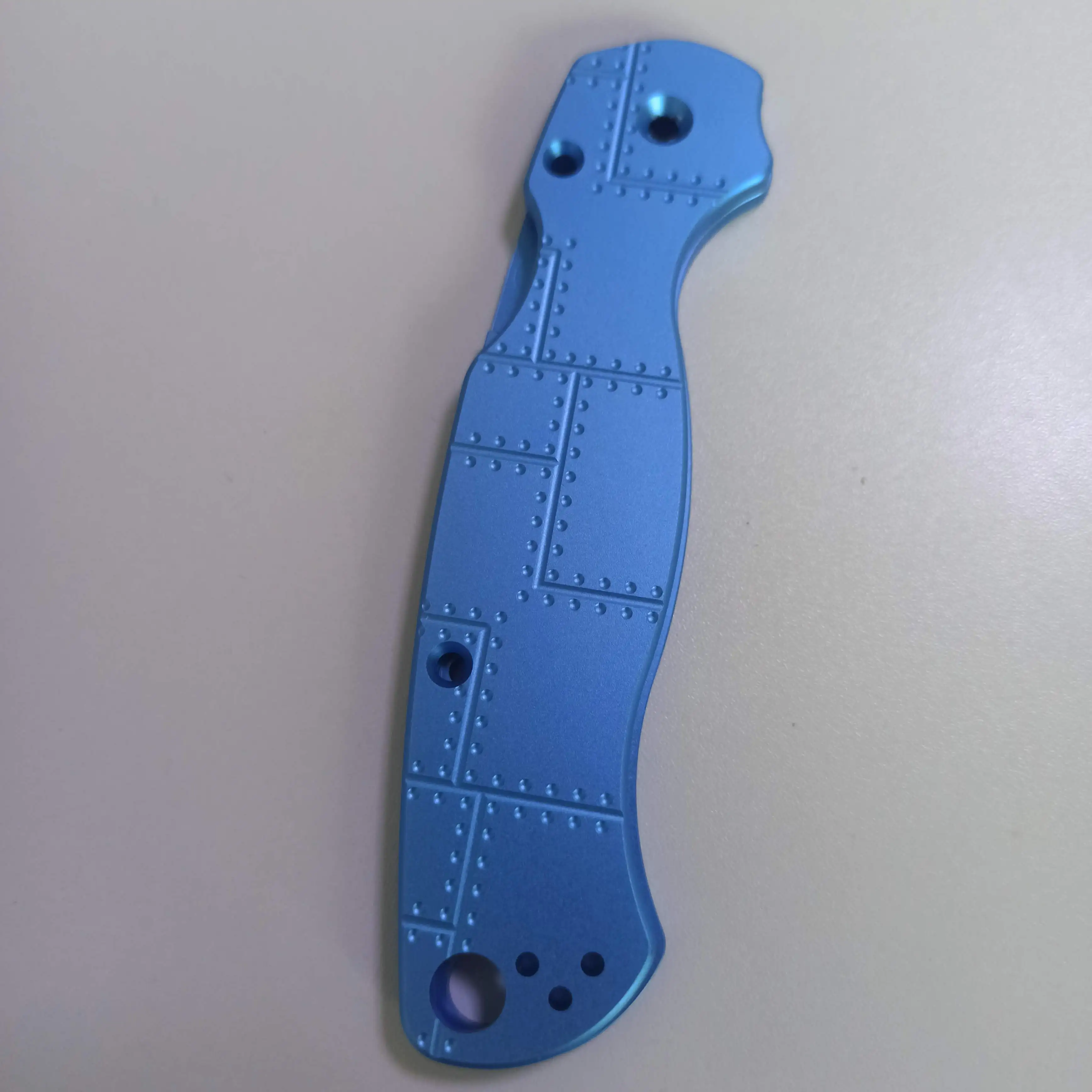 1 Pair Blue Aluminu… - image