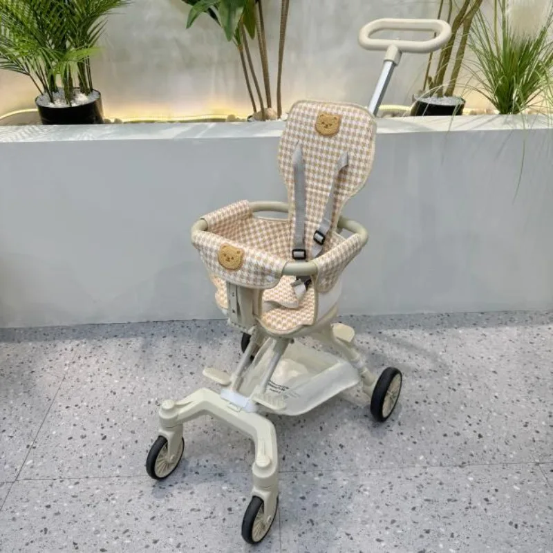 Ultraleichter Kinderwagen – Kompakter, faltbarer 2-Wege-Kinderwagen, tragbarer Gehassistent für Kleinkinder und Kleinkinder