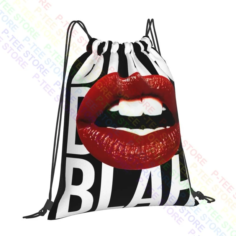 Blah Lips Kiss Tumblr Drawstring Bags Gym Bag School Swimming Shopping Bag Bags For Travel