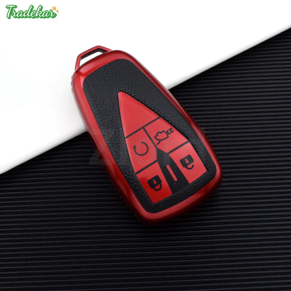 Leather TPU car remote control key case for Changan CS35 CS55 CS75 Plus Eado UNI-T 2019 2020 2021 Auchan X5 X7 EV