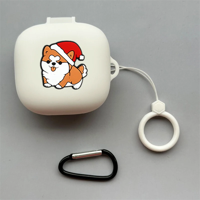 For anker Soundcore P40i P30i C30i / Life P3 case Cartoon dogs/christmas cover Silicone Earphone Case for Soundcore C30i cover