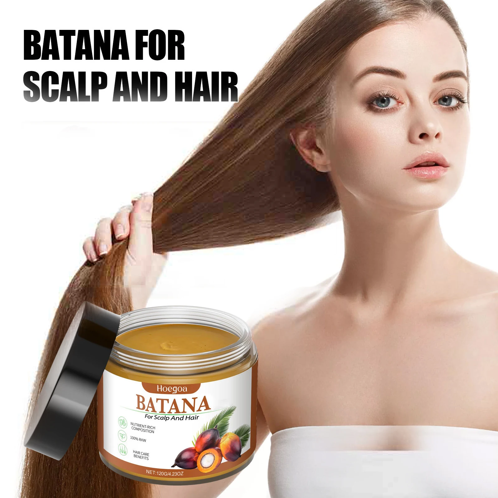 

Platthana Hair Care Oil Smooth Nourish Moisturize Hair Root Prevent Frizzy Dry Split Treat Dandruff Protect Scalp Hair Care Oil