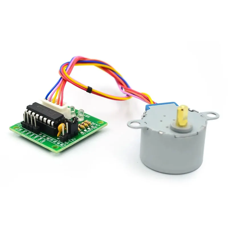 تيار مستمر 5 فولت 12 فولت 4-Phase محرك متدرج 28BYJ-48 + ULN2003 وحدة اختبار السائق لاردوينو ، محرك كهربائي صغير صغير ل PIC 51 AVR