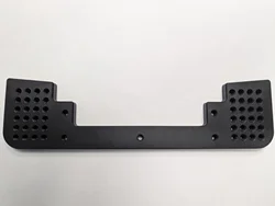 Adjusting plate for TT handlebar