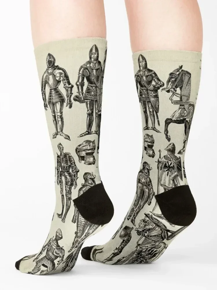 Medieval Knight Socks hip hop christmas stocking moving stockings funny sock Socks Female Men's