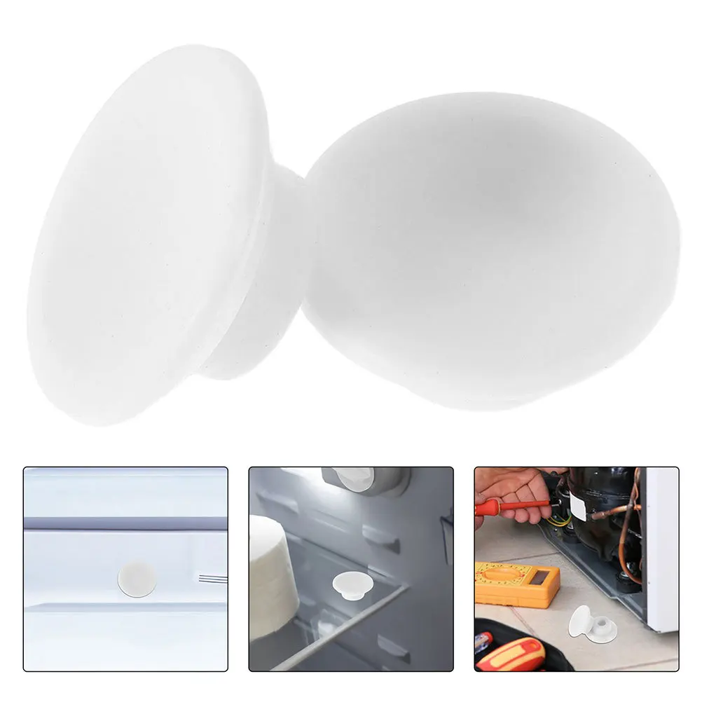 

3Pcs Refrigerator Drain Plugs Heavy Duty Rubber Material Easy Install Remove Freezer Drain Hole Stopper for Efficient