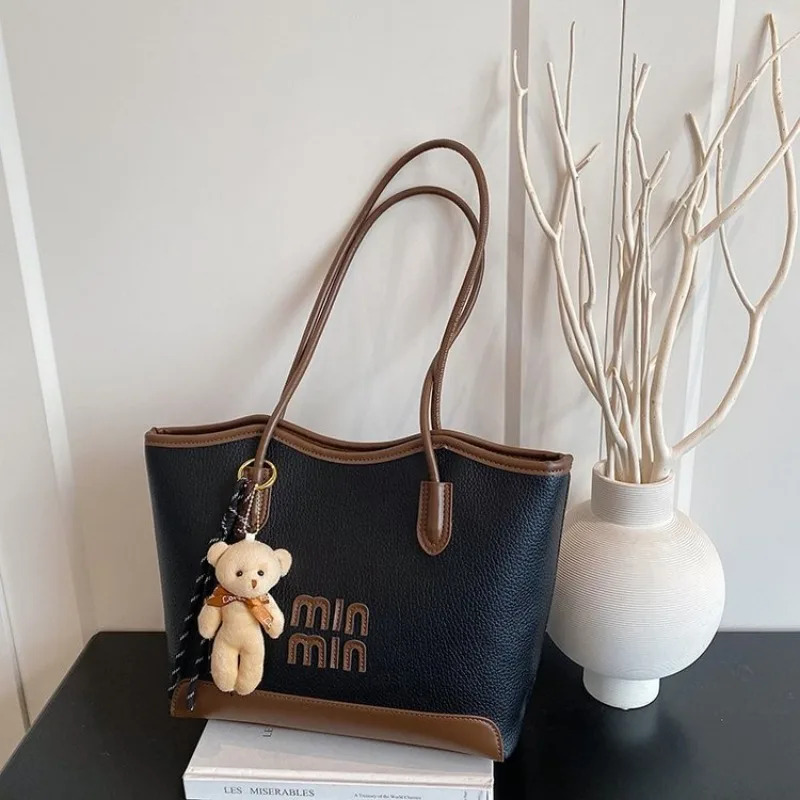 

Noble Temperament Leather Lady Bag Luxury Paris Classic Vintage Elegant Tote Fashion Crossbody Hand Bag