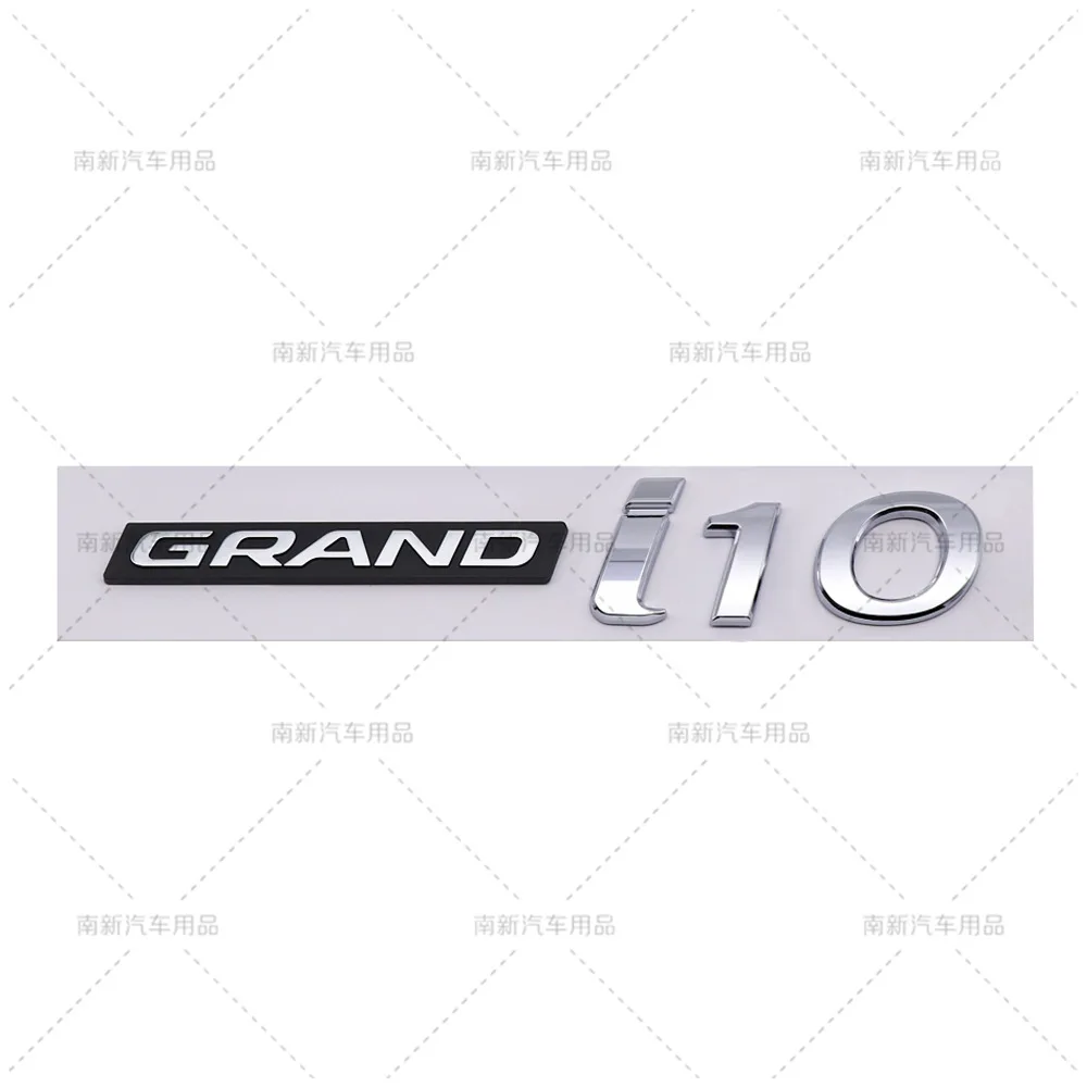 Hot Sale 3D ABS GRAND i10 i20 i30 i40 Letter Emblem Fit Hyundai Self Adhesive Car Rear Trunk Tailgate Modification Badge Sticker view 2