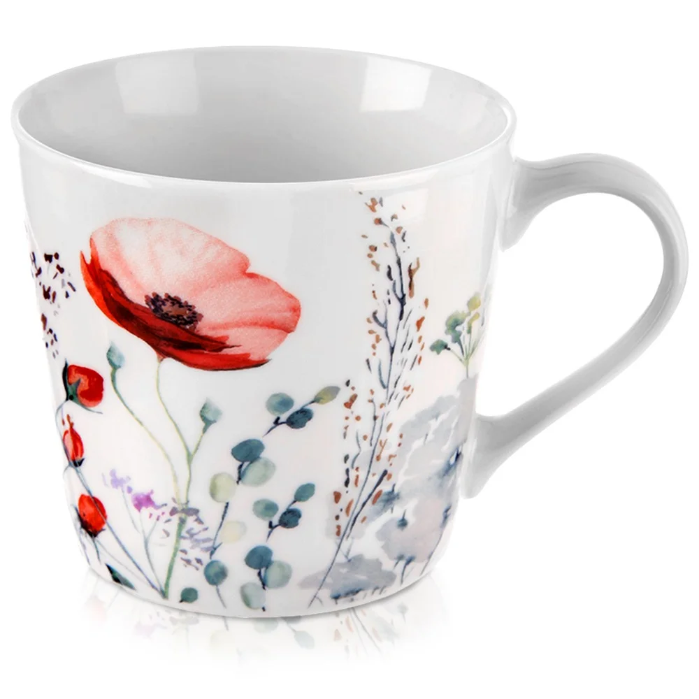 MAKI bloemen porseleinen beker 430ml