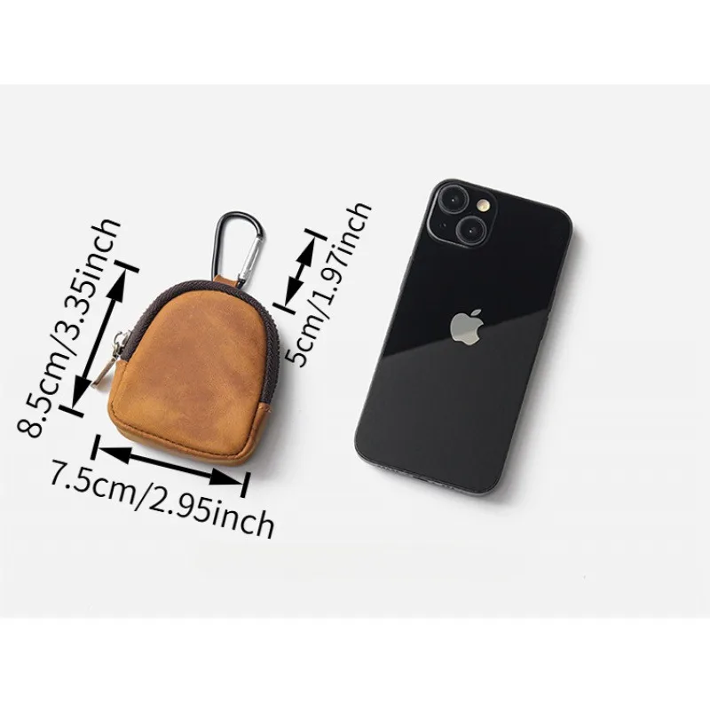Light Luxury Vintage Genuine  Key and Coin Pouch,Unisex Multi-Functional Card Holder Organizer,Card Holder Organizer