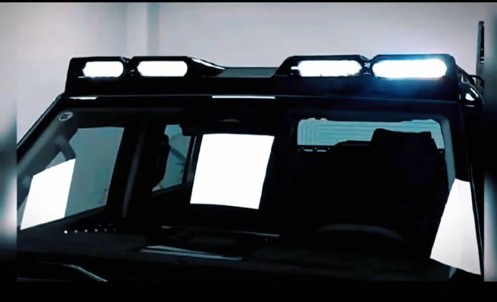 

Новейший внедорожный обновленный черный потолочный фонарь - 4-глачный светодиодный прожектор из АБС-пластика, комплект для замены передней крыши для T2