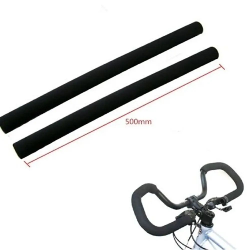 High Quality Black Soft Bar End Bike Bicycle Bicycle Accessories Rubber Handlebars Covers Handlebar Cover Grips Bar End