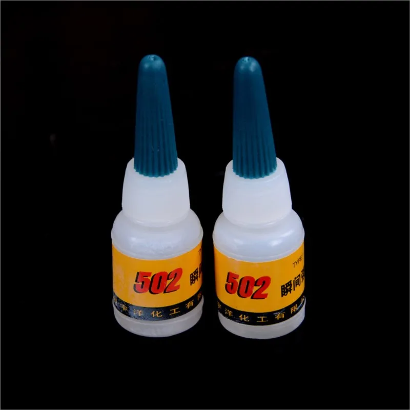 5Pcs 502 Super Glue Instant Quick-drying Cyanoacrylate Adhesive Strong Bond Fast Crafts Repair 5g