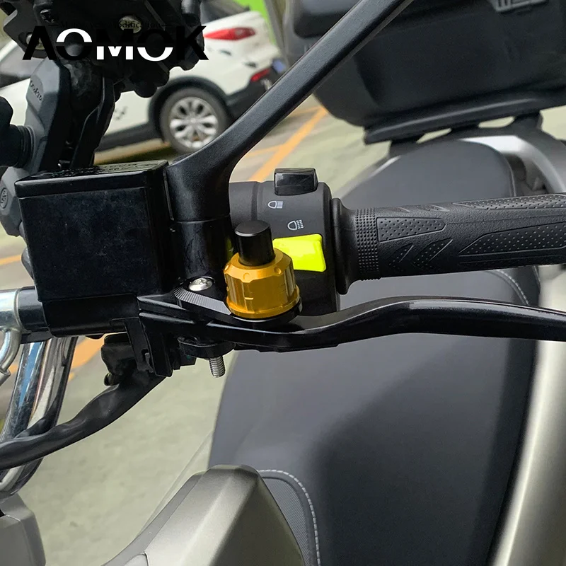 For YAMAHA XMAX400 XMAX300 XMAX250 125 Motorcycle Accessories Parking Button Brake Lever Semi-Automatic Lock Switch xmax400 300