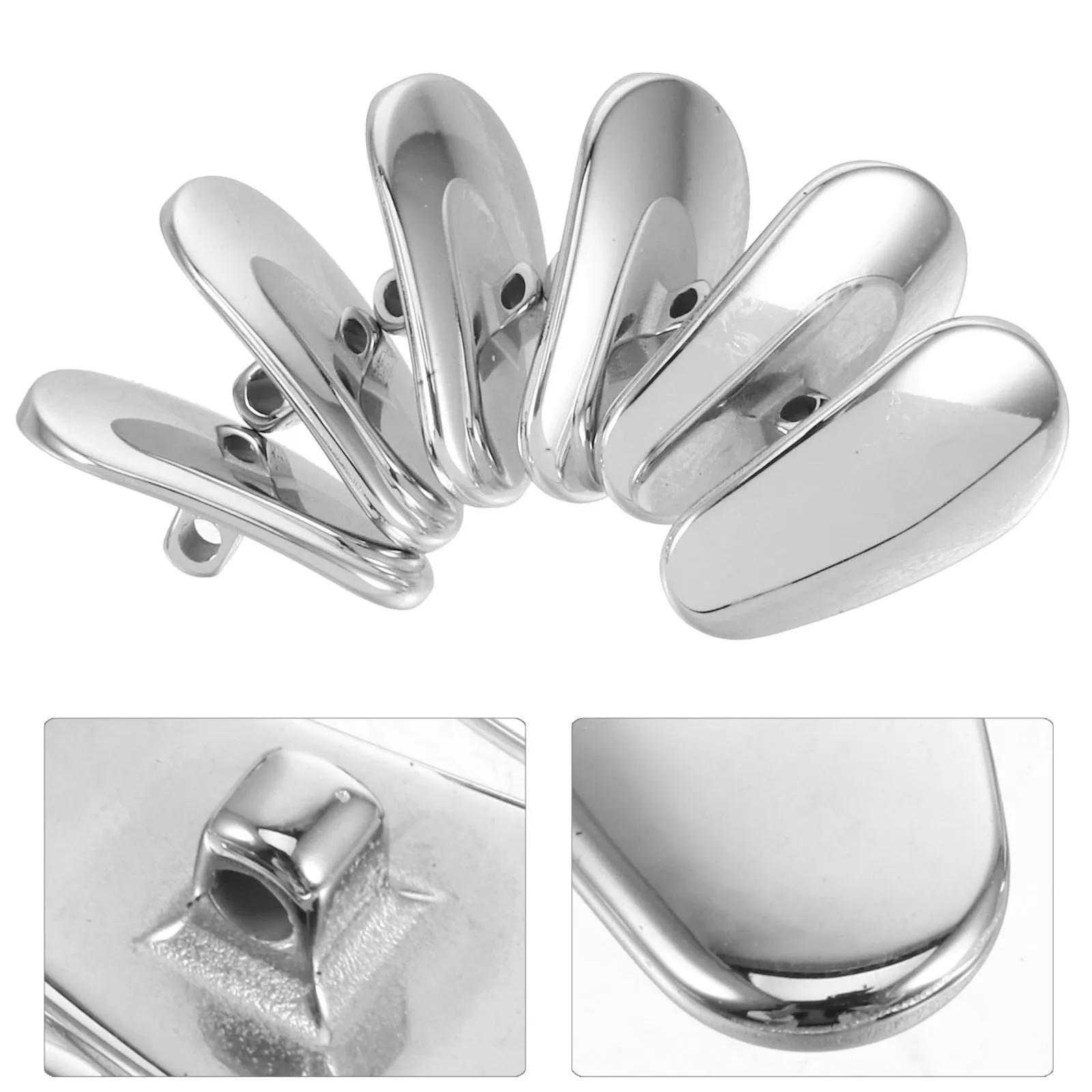 

3Pairs Ceramic Nose Pads Anti Slip Glasses Non Slip Replacement Nose Pads for Eyeglasses Sunglasses Stable Fit