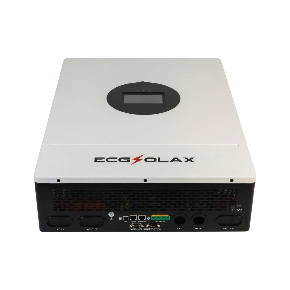 ECGSOLAX 120V/240V 12KW hybrid Inverter 48V Split Inverter with Dual MPPT 200A control Supports RS485 CAN ect for Solar Home