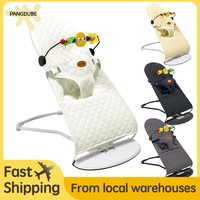 PANGDUBE Baby Bouncer Portable Bouncer Seat for Babies Cradle Ergonomic Newborn Swing Chair Infant Recliner Baby Rocking Chair