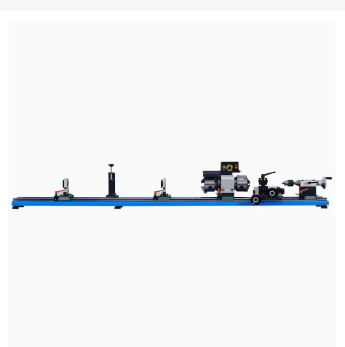 TC301 Double Chunk Pool Cue Snooker Billiard Repairer Multifunctional Horizontal Lathe Machine and Shift Rail 220V 750W Motor