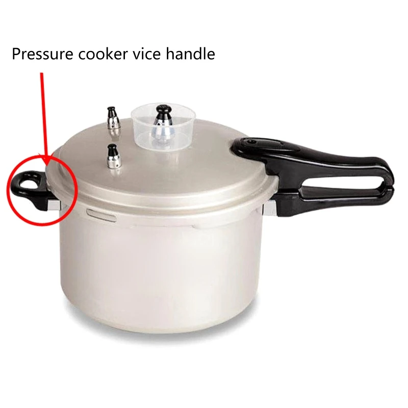 M2EE Single Hole Pan Side Handles Pressure Cooker Steamer Holder Handle Metal Pot Grip Replacement Handgrip with Screws