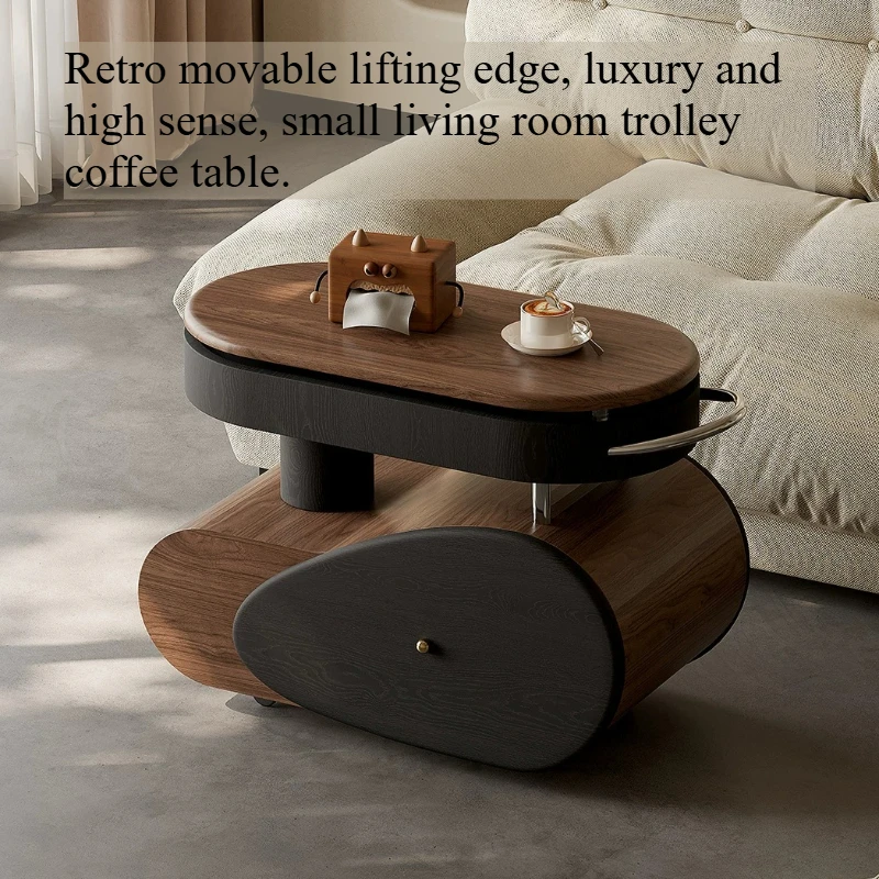 Lifting Office Storage Coffee Table Vintage Living Room Sofas Wood Coffee Table Low Side Mesas De Centro Mid Century Furniture