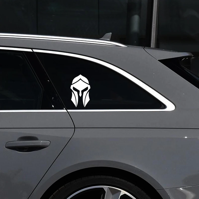 Spartan Helmet Car Sticker Personality Waterproof Decal Creative Refrigerator Laptop Windshield Car Accessories