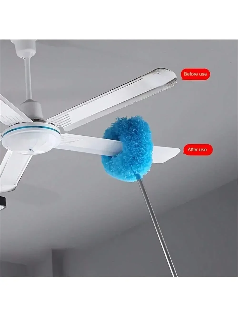 Microfiber Ceiling Fan Duster Extends Up To Long Handled Dust Locking Reusable Cleaner Brush For Effortless Cleaning 청소 도구  먼지제거 image 4
